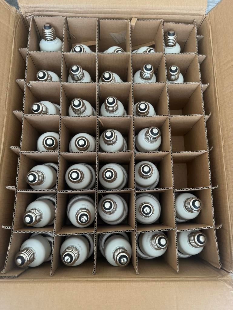 63x CFL Spaarlamp 23W E27 Warm Wit – NIEUW (Bulk), Minder dan 30 watt, Nieuw, Spaarlamp, CFL Spaarlamp