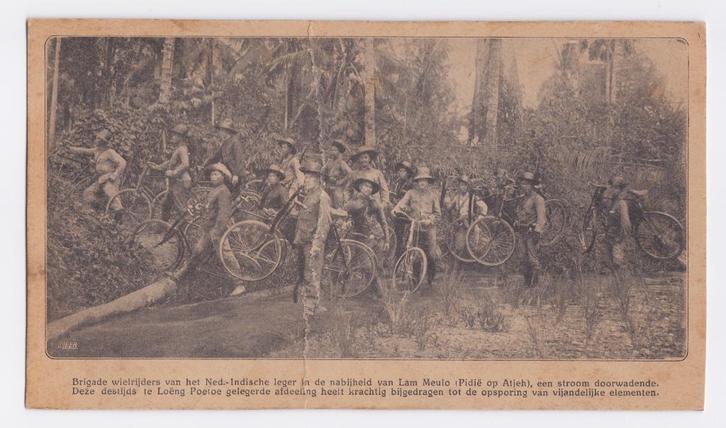 Atjeh Marechaussee KNIL Indië Uniform Mobilisatie Klewang, Verzamelen, Militaria | Algemeen, Marechaussee, Foto of Poster, Azië