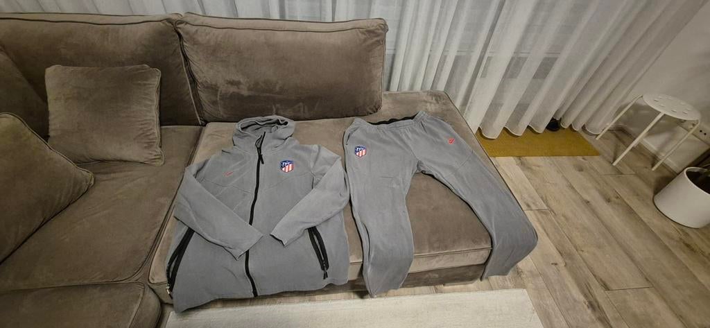 Nike Tech Fleece Trainingspak Atletico Madrid - Grijs, Kleding | Heren, Sportkleding, Ophalen of Verzenden