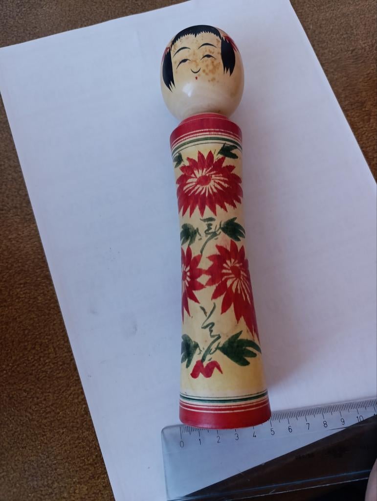 Antieke Japanse Kokeshi Pop - Showa Periode, Ophalen of Verzenden