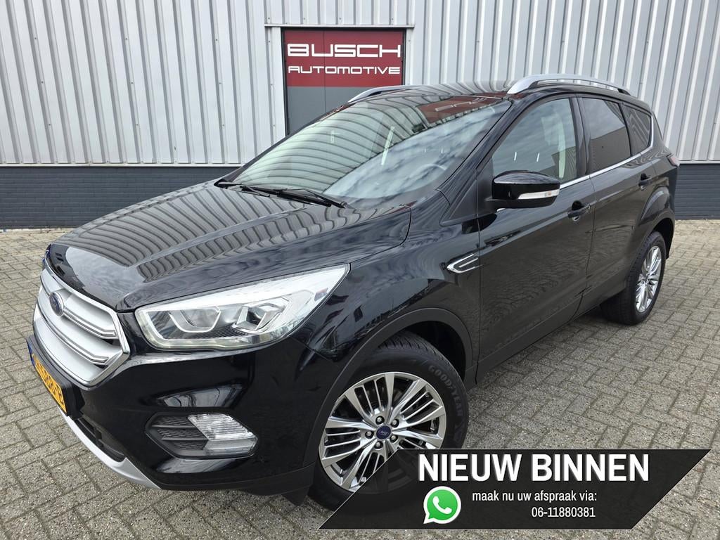 Ford Kuga 1.5 EcoBoost Trend Ultimate| VAN 2e EIGENAAR |, Auto's, Ford, Voorwielaandrijving, Stof, Euro 6, Zwart