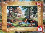 Puzzel Thomas Kinkade Disney “Winnie the Pooh” 1000 stukjes, Ophalen of Verzenden, 500 t/m 1500 stukjes, Zo goed als nieuw, Legpuzzel