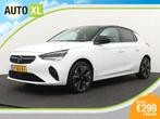 Opel CORSA-E Elegance 50 kWh Camera Half-Leder 17'LMV x, Auto's, 136 pk, Gebruikt, Zwart, Leder en Stof