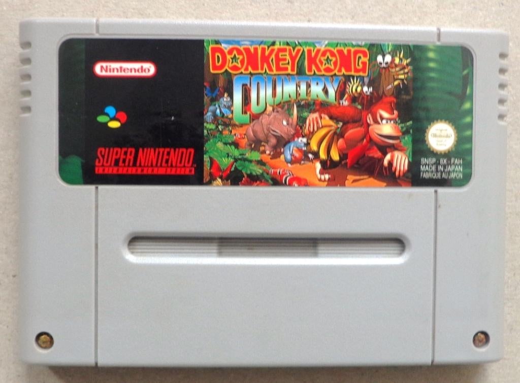 Donkey Kong Country 1 voor de Europese Super Nintendo, Avontuur en Actie, Gebruikt, 2 spelers, Ophalen of Verzenden