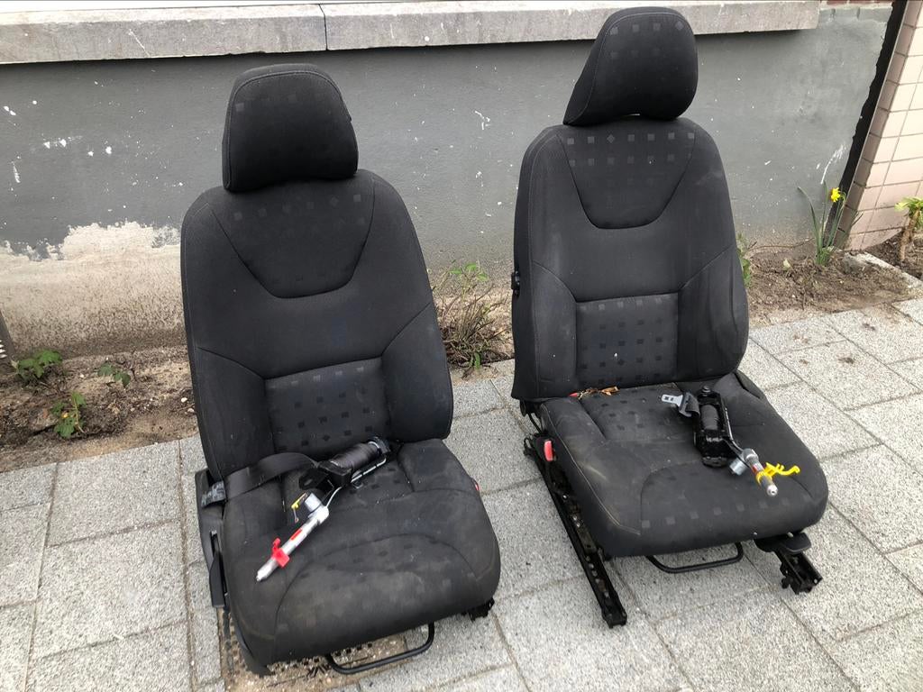 Auto/bus stoelen compleet met gordels, Ophalen of Verzenden