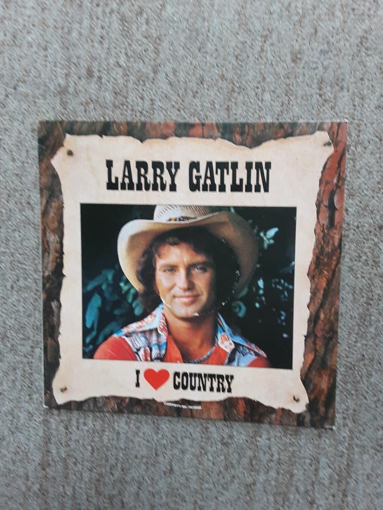 vinyl lp Larry Gatlin I love country, Gebruikt, Originele persing, 1980 - 1989, Ophalen of Verzenden