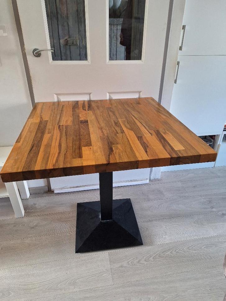 Eettafel 80x80 horeca kwaliteit, Huis en Inrichting, Tafels | Eettafels, Zo goed als nieuw, 50 tot 100 cm, 50 tot 100 cm, Vier personen