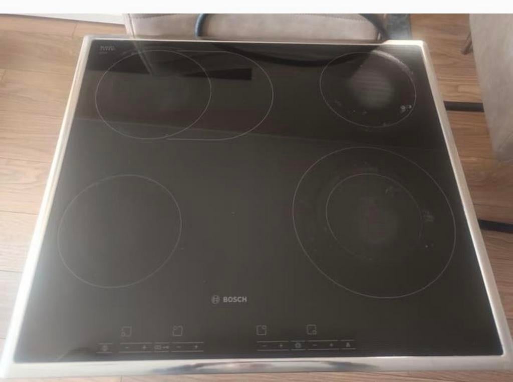 Bosch PKN645E14 Keramische Inbouw Kookplaat 7200W, Witgoed en Apparatuur, Kookplaten, Gebruikt, Keramisch, Inbouw, 4 kookzones