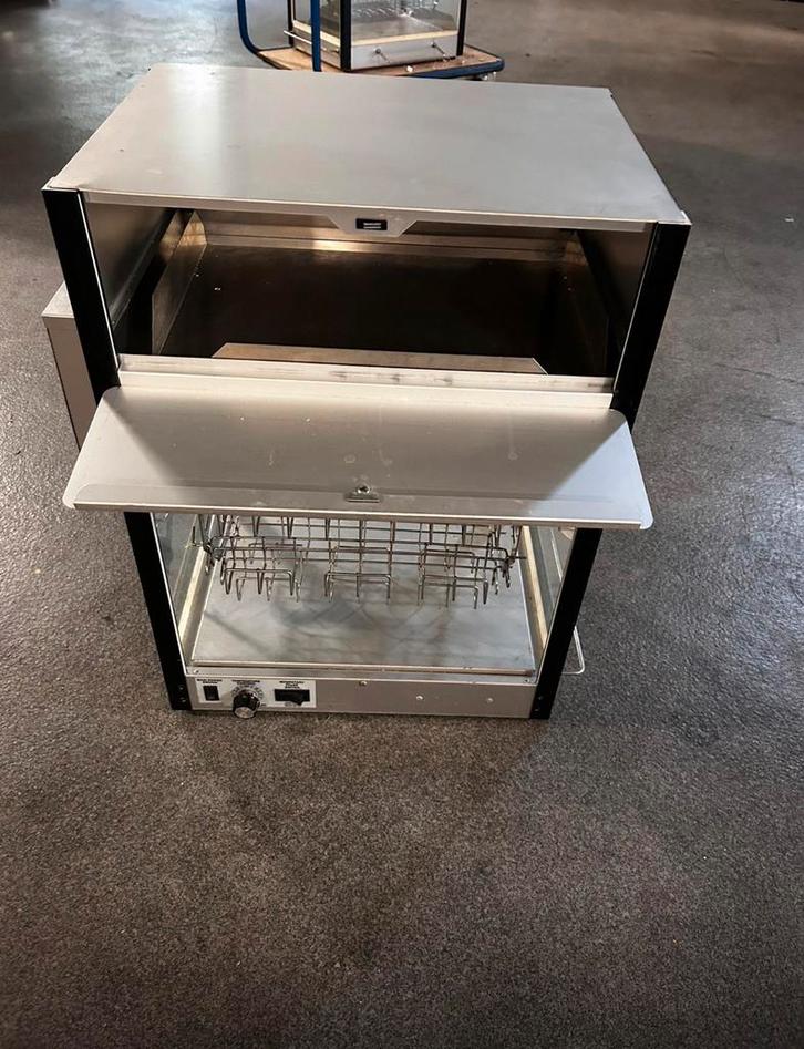 2 x professionele Cretors worst verwarmer. Roterend hotdog, Huis en Inrichting, Keuken | Keukenbenodigdheden, Zo goed als nieuw