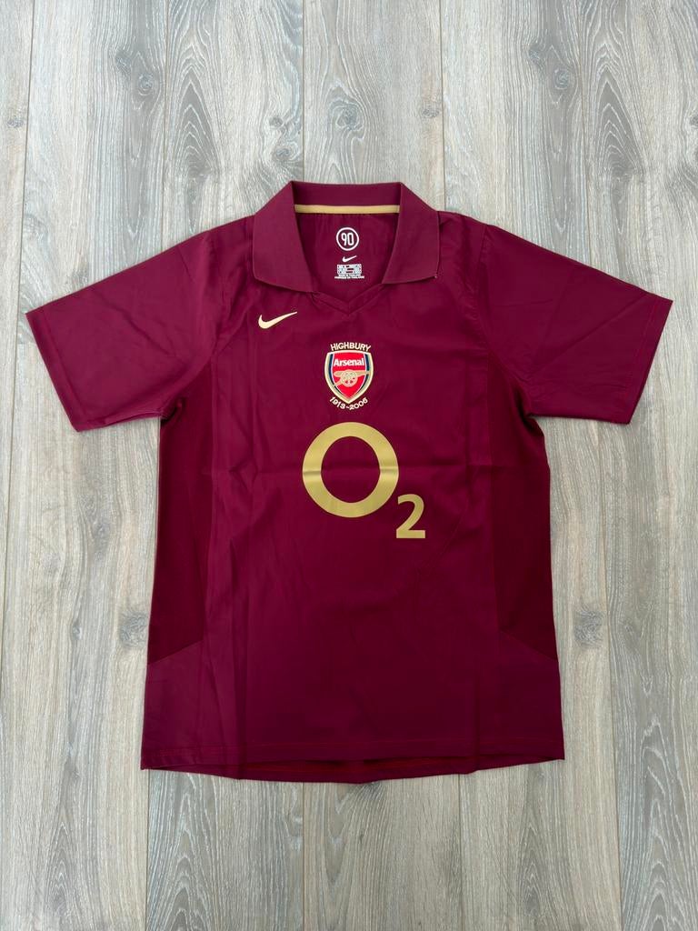 Arsenal Thuis Tenue 2005-2006 Maat M, Maat M, Ophalen of Verzenden, Nieuw, Shirt