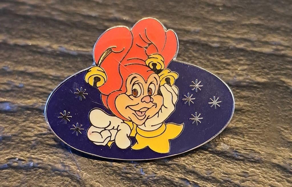 Pin wijzende Pardoes, Verzamelen, Efteling, Button of Speldje, Ophalen of Verzenden