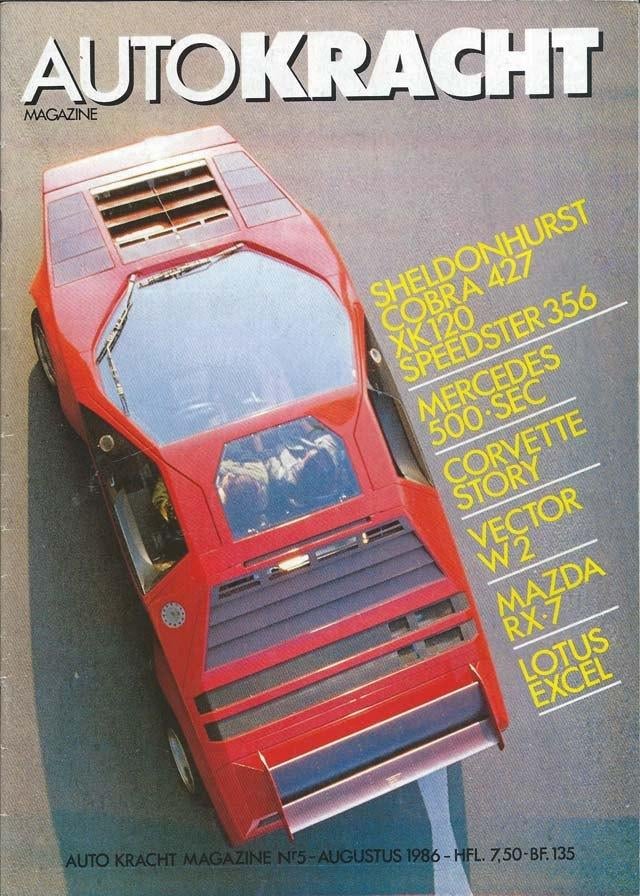 Autokracht 5 1986 : Mazda RX7 - Lotus Excel SE - Corvette, Ophalen of Verzenden, Gelezen, Algemeen