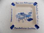 Reclame asbak Jac v Schuppen Veenendaal Vroomshoop 1960, Verzamelen, Ophalen of Verzenden, Zo goed als nieuw