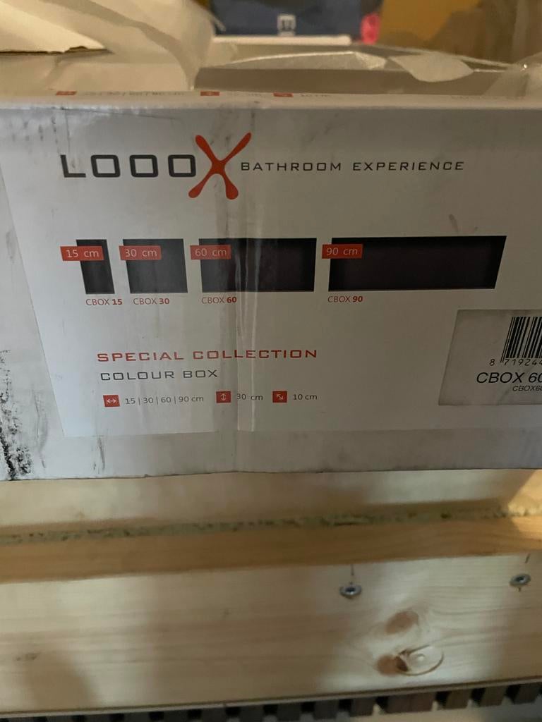 Looox Inbouwnis RVS 30x60 - Nieuw in doos, Minder dan 50 cm, Overige typen, Nieuw, Ophalen of Verzenden