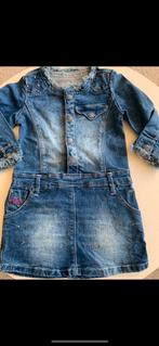 Jeans jurkje Jilly maat 116, Kinderen en Baby's, Kinderkleding | Maat 104, Ophalen of Verzenden, Zo goed als nieuw, Meisje, Jurk of Rok