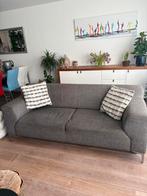 Montel bank 2,5 zits, stof gemêleerd grijs, Ophalen, Gebruikt, Minder dan 75 cm, Driepersoons