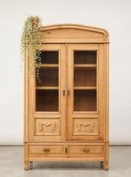 Antieke XL Franse eiken meidenkast vintage kast servieskast, Ophalen of Verzenden