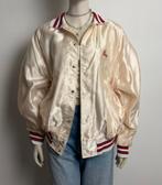 Vintage baseball jas UNISEX, Ophalen of Verzenden, Zo goed als nieuw, Maat 42/44 (L), Wit