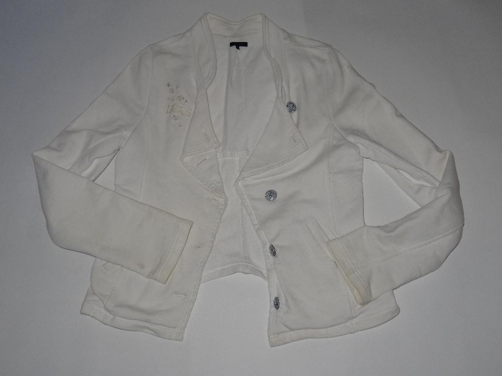 IKKS wit jasje / colbert 146-152-158, Verzenden, Zo goed als nieuw, Meisje, Jas