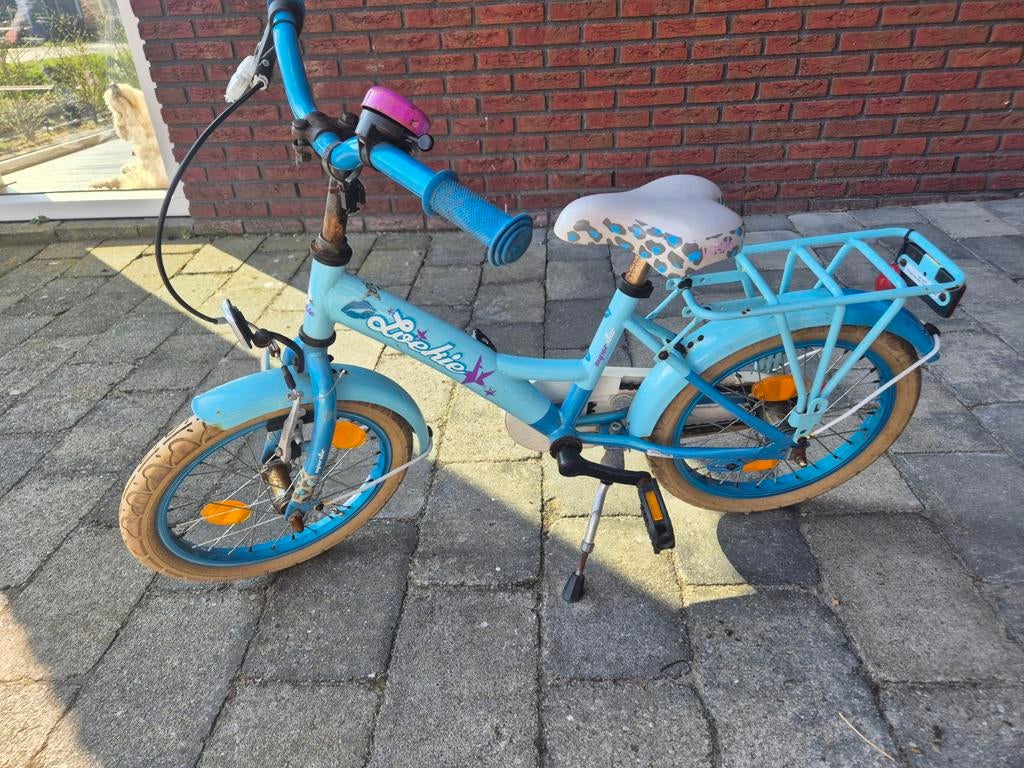 Loekie 16 inch kinderfiets, Fietsen en Brommers, Fietsen | Kinderfietsjes, Ophalen, Gebruikt, 16 tot 20 inch