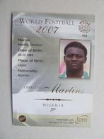 Futera  WK 2007 card  Obalemi.Martins, Ophalen of Verzenden, Zo goed als nieuw, Buitenlandse clubs, Poster, Plaatje of Sticker