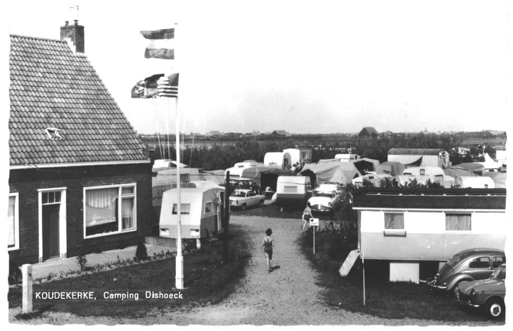 992468 Koudekerke Z 1965 Camp Dishoek Gelopen met postzegel