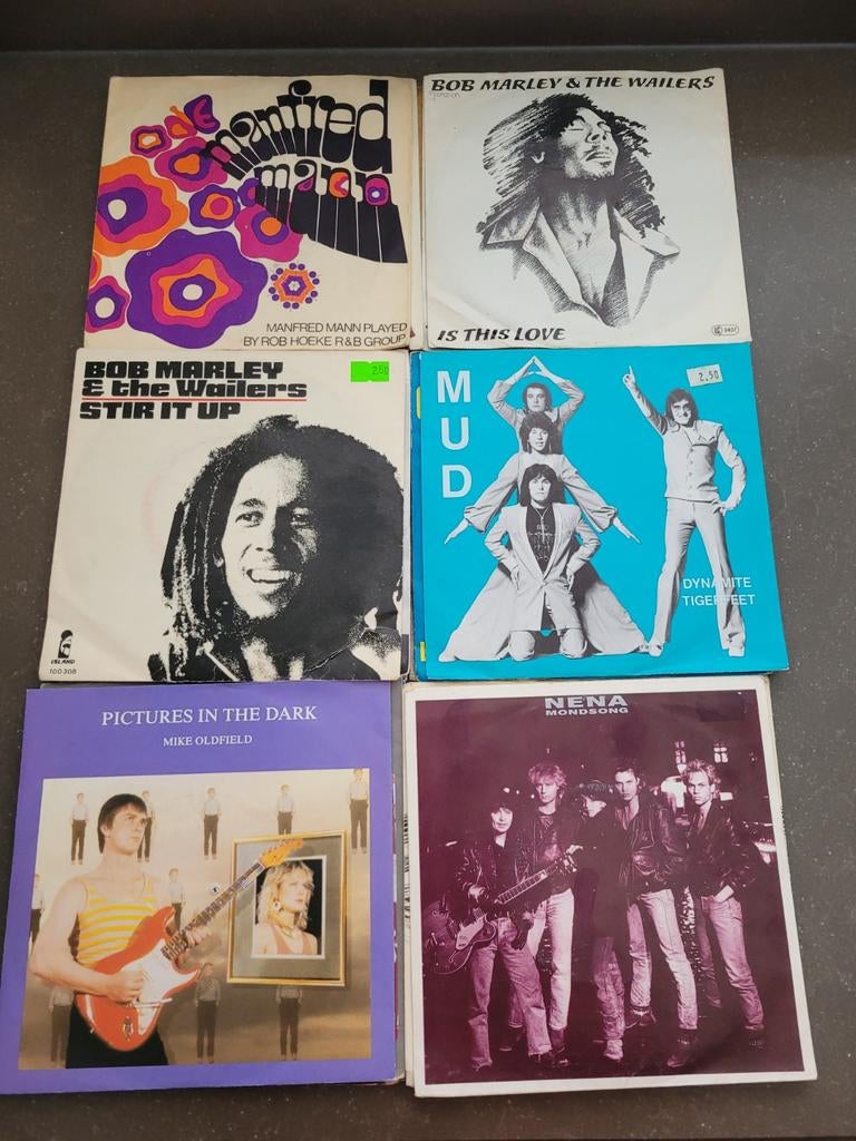 40 Rock Vinyl Singles - Diverse Collectie voor Verzamelaar, Ophalen, Gebruikt, 7 inch, Single