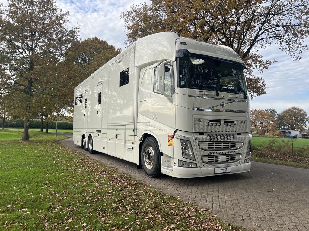 Volvo FH Occasion paardenvrachtwagen Roelofsen special line, Auto's, Automaat, 4 stoelen, Elektrische buitenspiegels, Leder