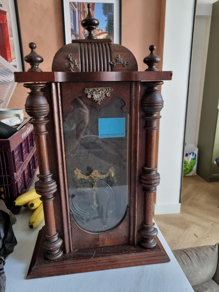 Klassieke opwindklok - Antieke tafelklok/schoorsteenklok, Ophalen