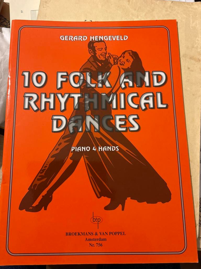 Gerard Hengeveld - 10 Folk and Rhythmical Dances, Gebruikt, Verzenden, Artiest of Componist, Piano