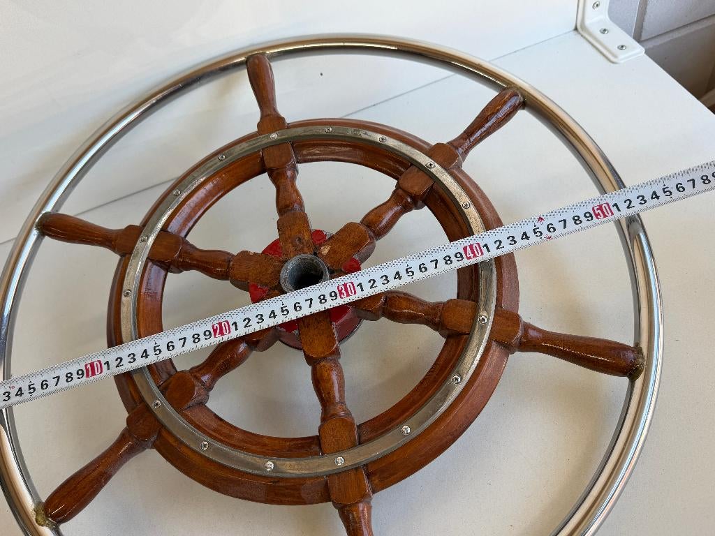 Vetus stuurwiel 52 cm, Ophalen of Verzenden, Gebruikt, Lijn of Blok