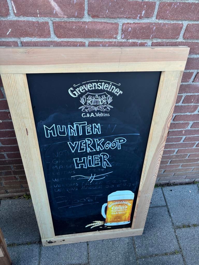 Krijtborden, Ophalen, Gebruikt