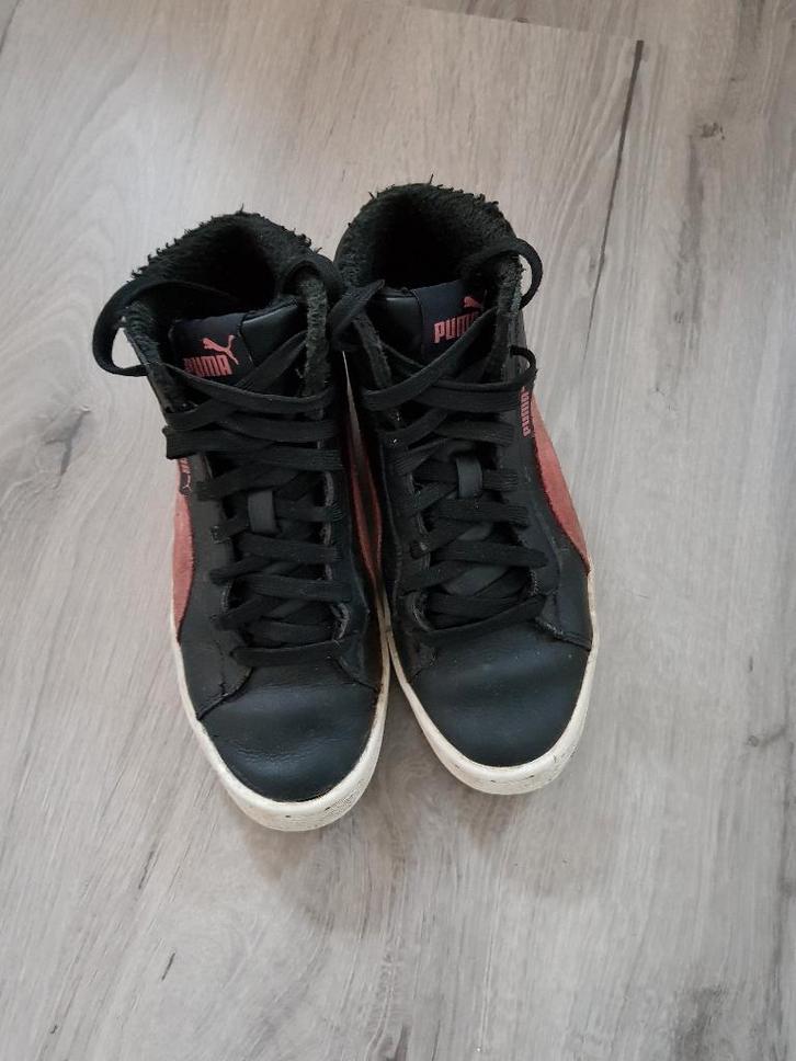 Leren schoenen Puma maat 36 meisje dames zgan, Kinderen en Baby's, Kinderkleding | Schoenen en Sokken, Zo goed als nieuw, Schoenen