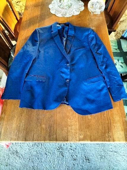 NIEUW ANGELO LITRICO HERENCOLBERT MAAT 60 "BLAUW" !, Kleding | Heren, Kostuums en Colberts, Nieuw, Overige maten, Blauw, Verzenden