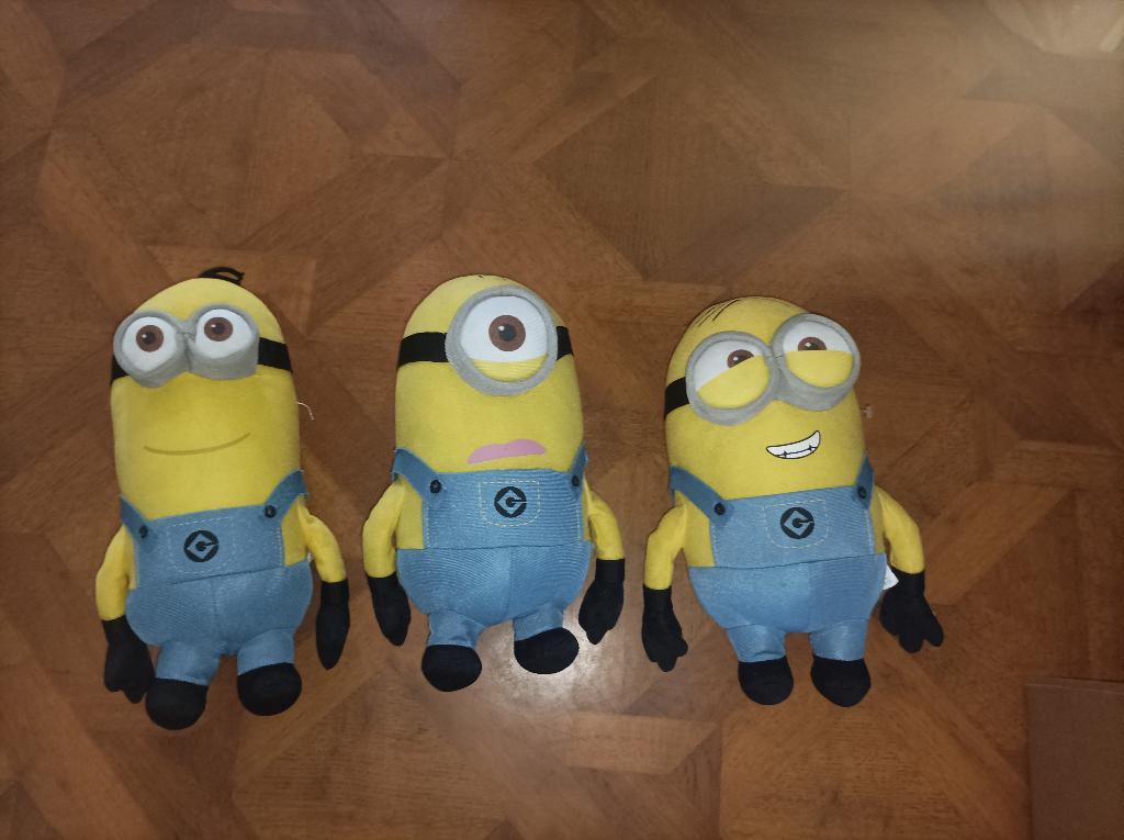 Minions pluche knuffels 30 cm, Overige karakters, Overige typen, Ophalen of Verzenden, Zo goed als nieuw