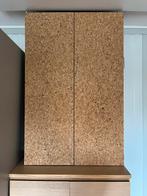 Drankkast met kurk buitenkant, spiegel en glazen planken, Ophalen, Gebruikt