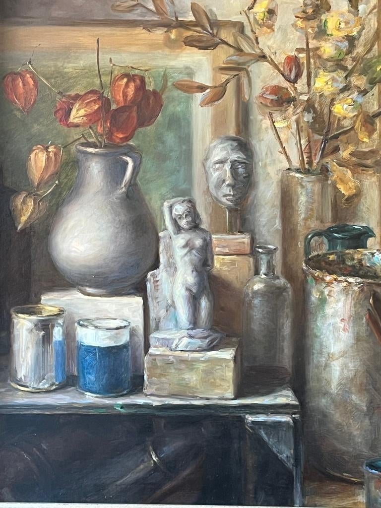 Fred Smoolenaers, stilleven in een atelier, Antiek en Kunst, Kunst | Schilderijen | Klassiek, Ophalen