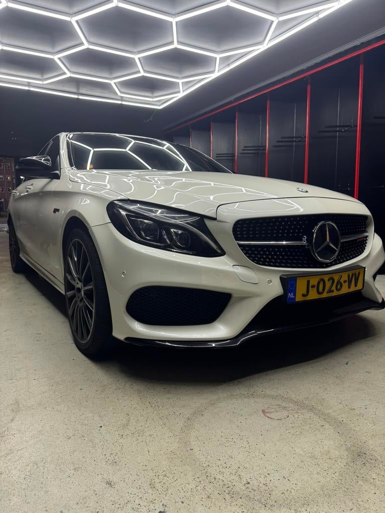 Mercedes-Benz C-Klasse C43 AMG 367pk 4MATIC 9G-TRONIC 2018, Auto's, 1800 kg, Zwart, Overige kleuren, 367 pk