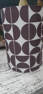 Wat een leukerd deze supermooie retro lampenkap, Huis en Inrichting, 25 tot 50 cm, Ophalen of Verzenden, Zo goed als nieuw, Bruin