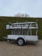 Aluminium rolsteiger met steigertransporter steigeraanhanger, Ophalen, Gebruikt, Rolsteiger of Kamersteiger, 5 meter of hoger