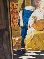 Replica van Vermeer schilderij, Antiek en Kunst, Kunst | Schilderijen | Klassiek, Ophalen of Verzenden