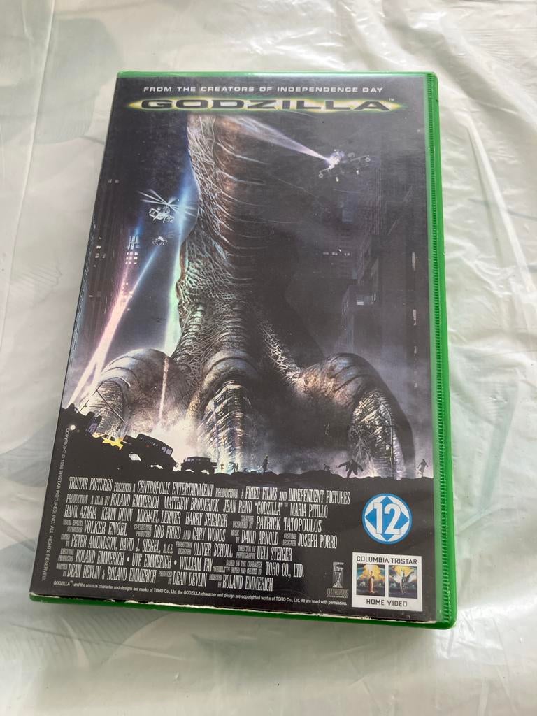 Godzilla VHS - Actie en Avontuur (1998), Cd's en Dvd's, VHS | Film, Vanaf 12 jaar, Ophalen of Verzenden, Gebruikt, Actie en Avontuur