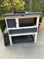 Kunststof konijnenhok incl mooie ren, Ophalen, 90 cm of meer, Konijn, Hok