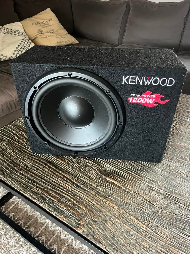 Kenwood Subwoofer 1200w, Auto diversen, Autospeakers, Ophalen, Zo goed als nieuw