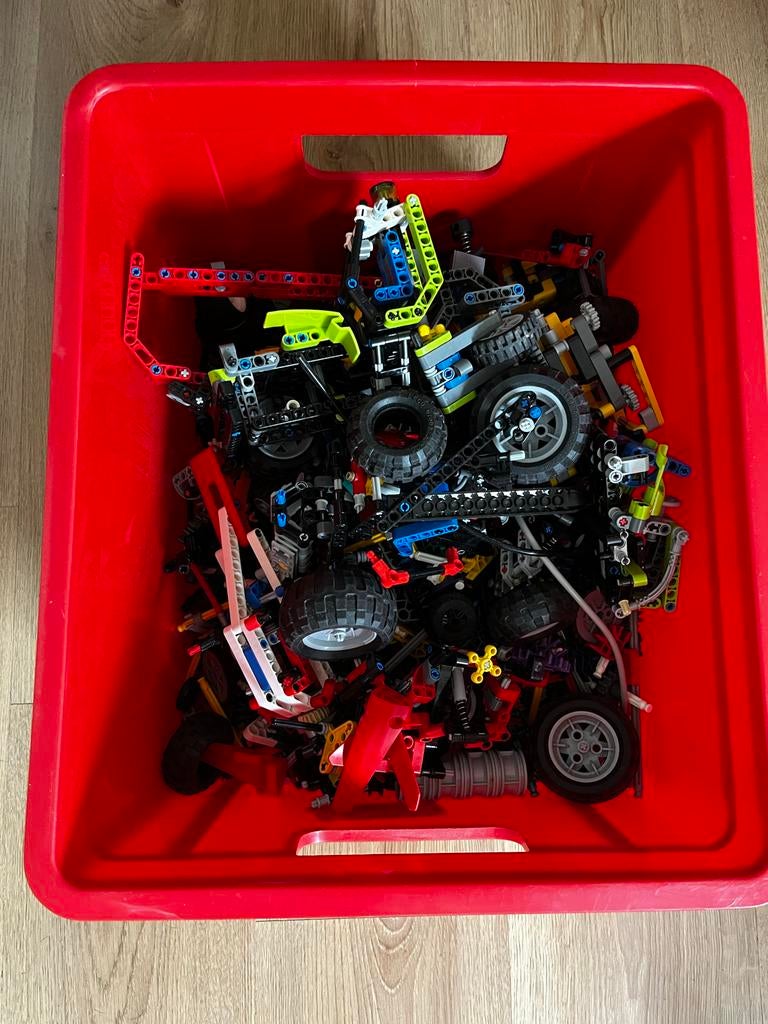 Grote doos K'nex onderdelen, Kinderen en Baby's, Speelgoed | Bouwstenen, Ophalen, Gebruikt, K'nex