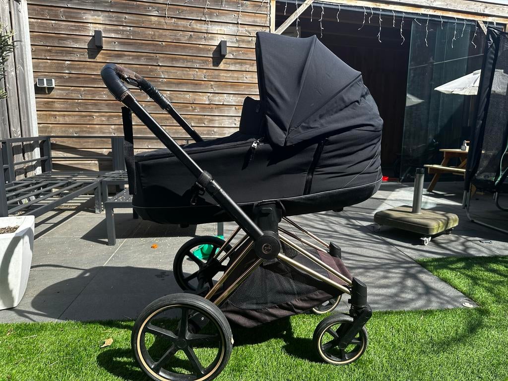 Cybex Priam kinderwagen Rosé, Zo goed als nieuw, Combiwagen, Met reiswieg, Ophalen