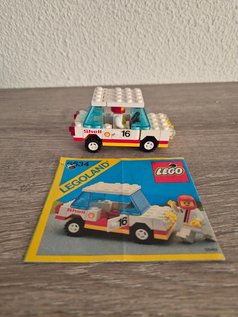 Lego: Stock Car - Shell Auto (set 6634), Gebruikt, Overige thema's, Lego, Ophalen of Verzenden
