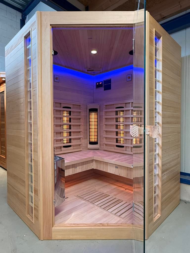 Combi Sauna (Fins + Infrarood) - GRATIS BEZORGD + MONTAGE
