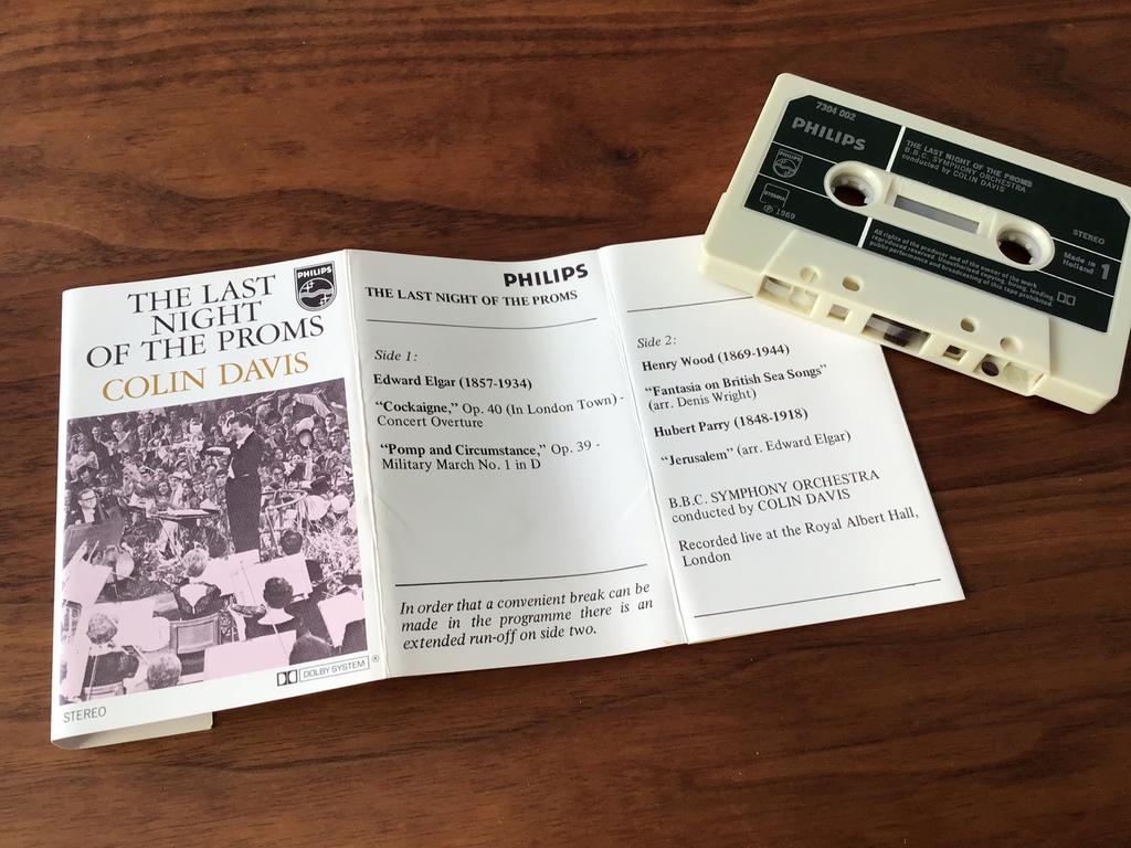 MC 1969, BBC SYMPHONY ORCH, LAST NIGHT OF THE PROMS., Ophalen of Verzenden, Zo goed als nieuw, 1 bandje