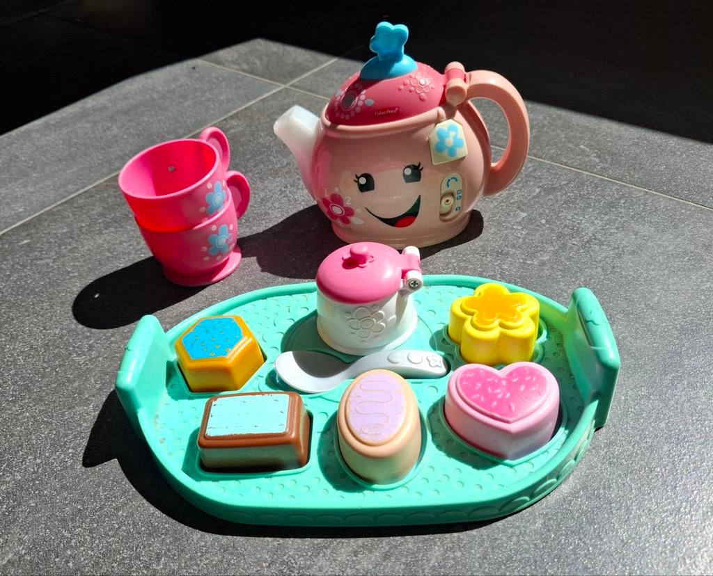 Theeservies Fisher-Price, Ophalen, Gebruikt